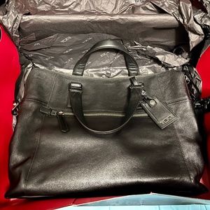 TUMI  Briefcase Black Leather